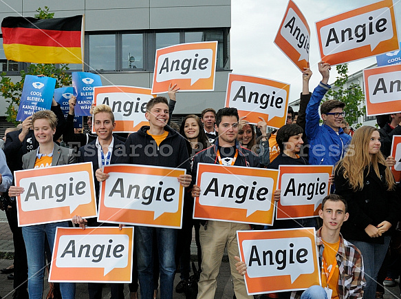 TV- Duel between Angela Merkel and Peer Steinbrück