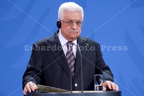 Press Conference between Angela Merkel and Mahmud Abbas