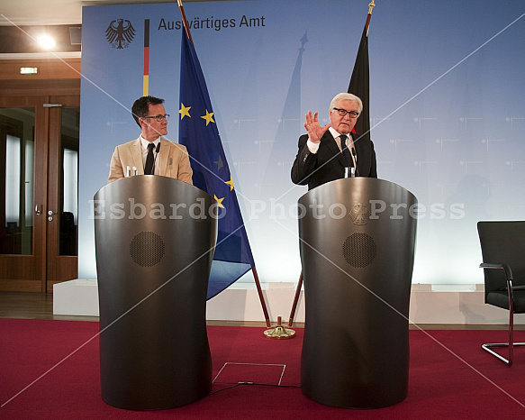 The Federal Minister for Foreign Affairs Frank-Walter Steinmeier meets the VAP association