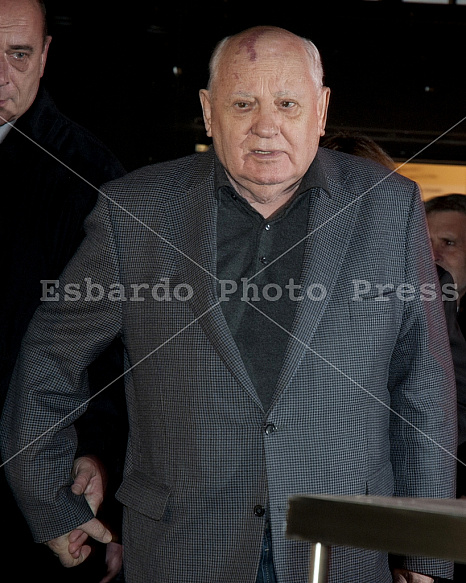 Mikhail Gorbachev at Checkpoint Charlie