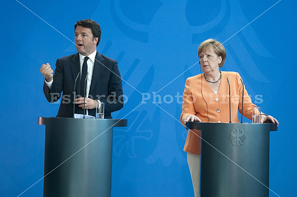 Matteo Renzi in Berlin