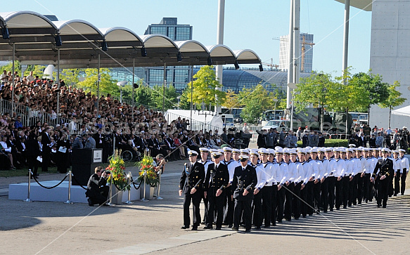 Solemn swearing ceremony of the soldiers of the German army