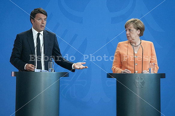 Matteo Renzi in Berlin