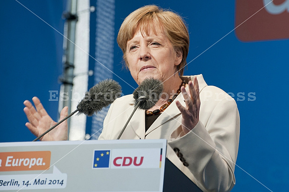 David McAllister (CDU) Campaigns For European Parliament in Berlin